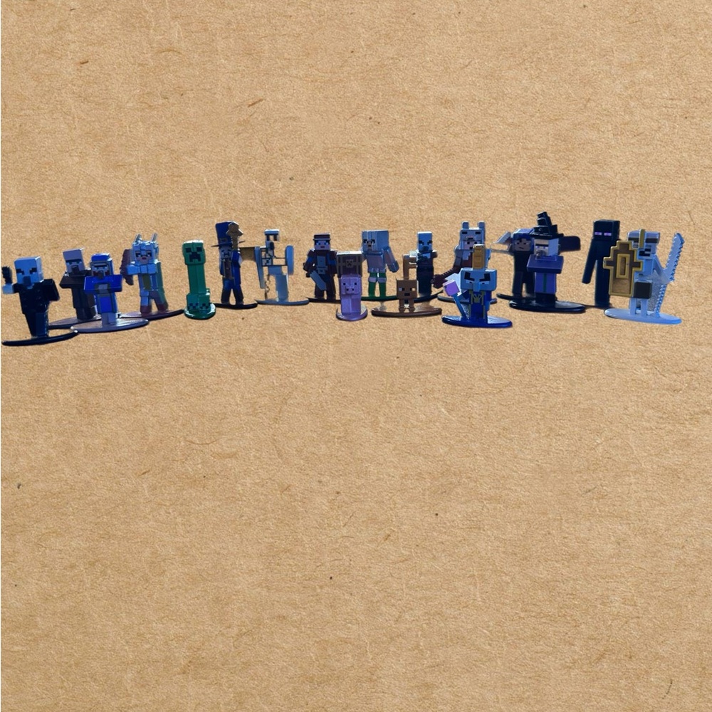 Minecraft Nano MetalFigs Mini-Figure lot of 18. - Picture 4 of 6